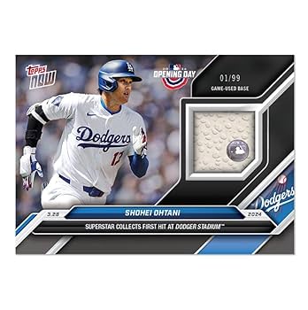 2023 Topps Now 大谷翔平 ベースレリック 49枚限定 Amazon.co.jp: 完全 Topps Now 大谷翔平 ベース レリック カード